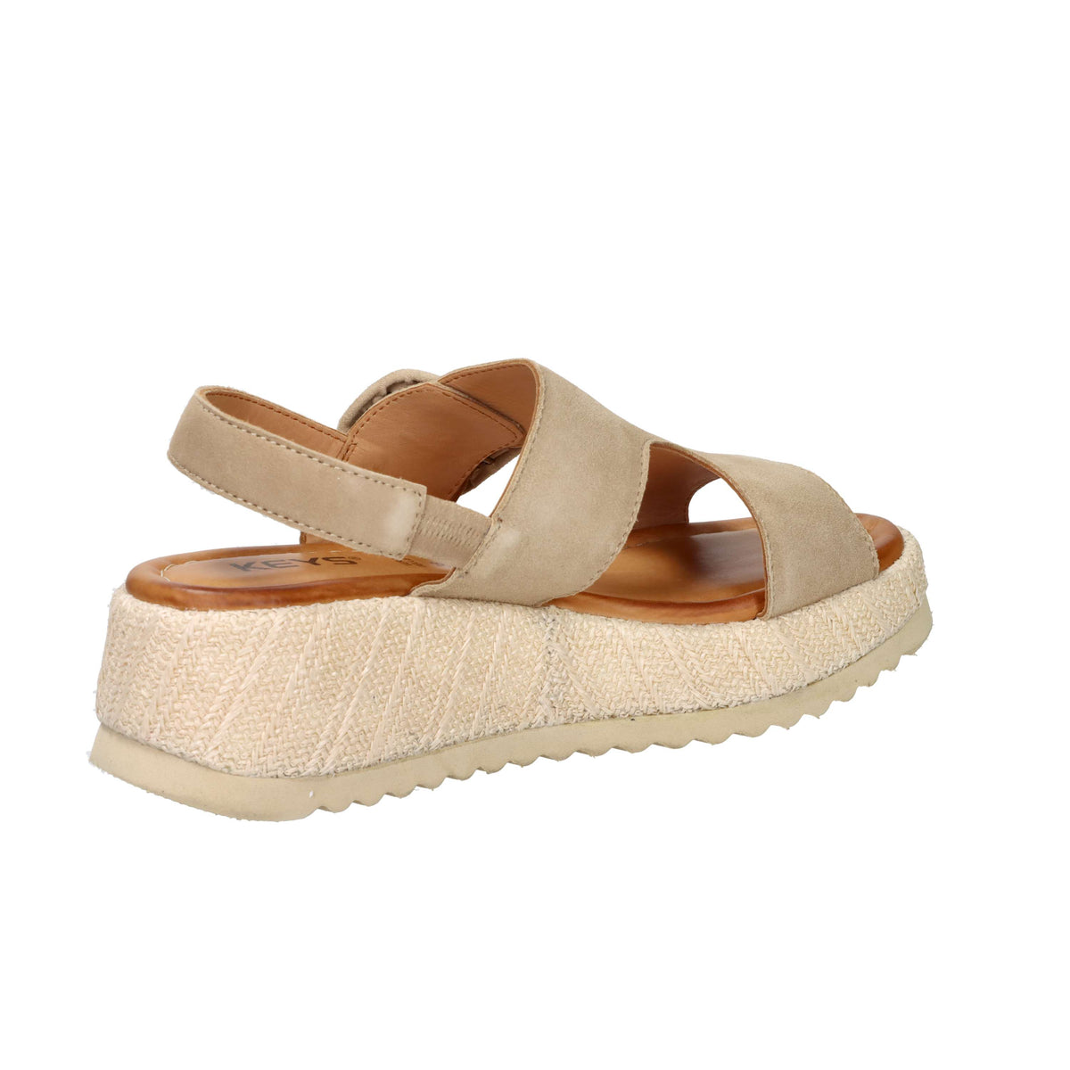 Keys Donna Sandalo con zeppa K-12301 Beige