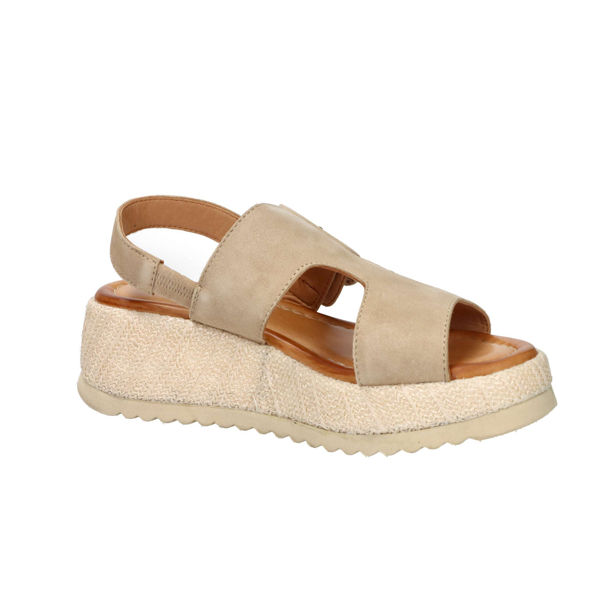 Keys Donna Sandalo con zeppa K-12301 Beige