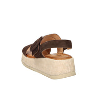 Keys Donna Sandalo con zeppa K-12301 Marrone
