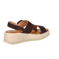 Keys Donna Sandalo con zeppa K-12301 Marrone