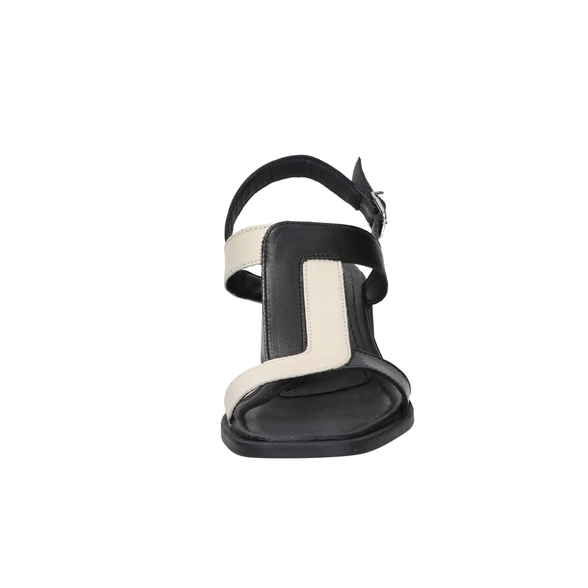 Keys Donna Sandalo con tacco K-12320 Nero/Beige