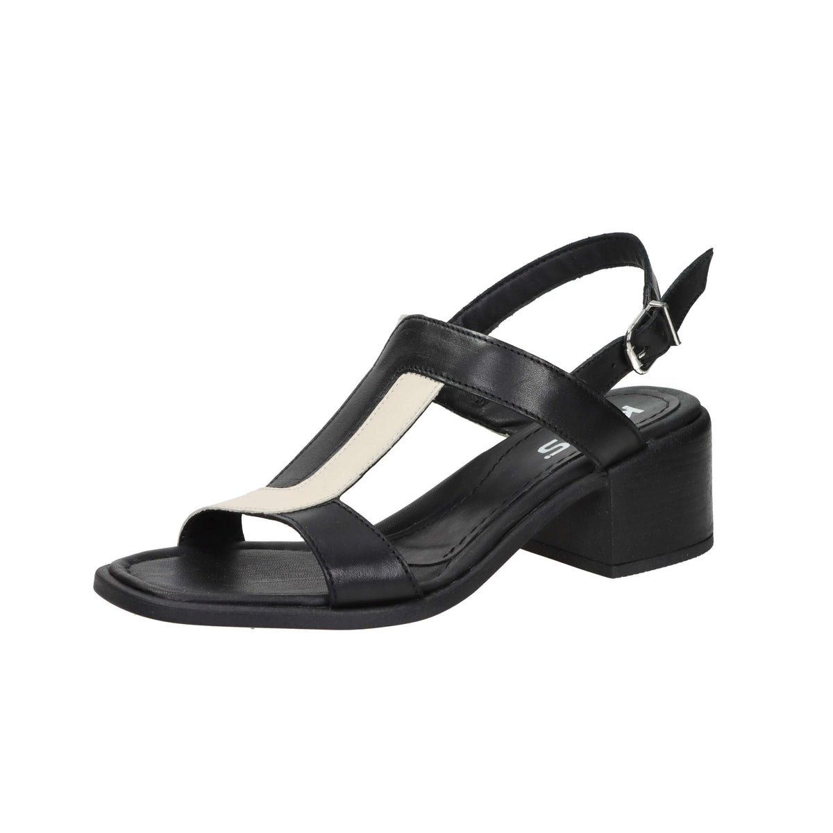 Keys Donna Sandalo con tacco K-12320 Nero/Beige
