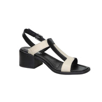 Keys Donna Sandalo con tacco K-12320 Nero/Beige