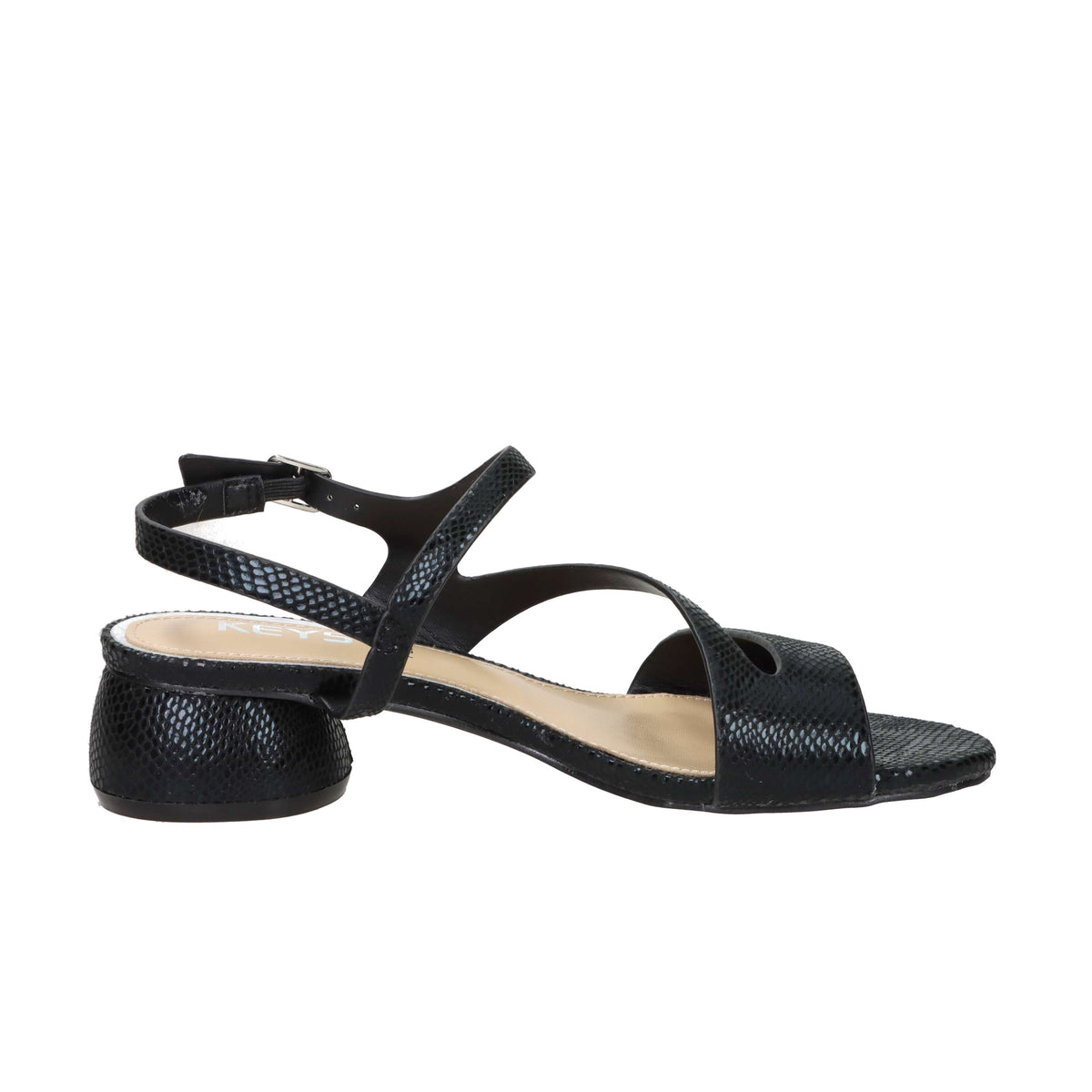 Keys Donna Sandalo con tacco K-12533 Nero
