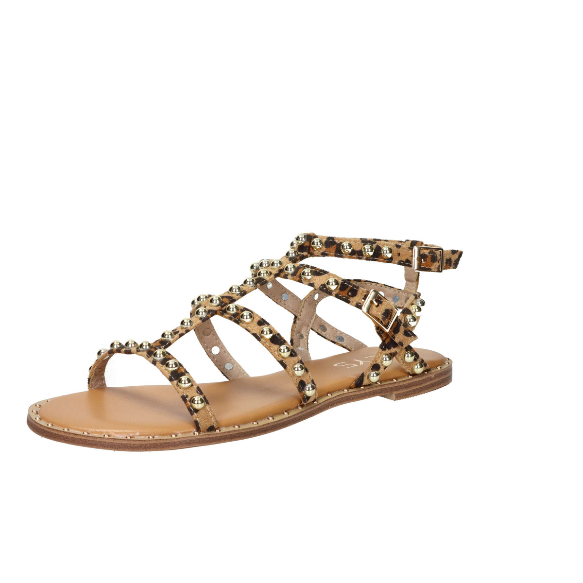 Keys Donna Sandalo basso K-12600 Leopardato