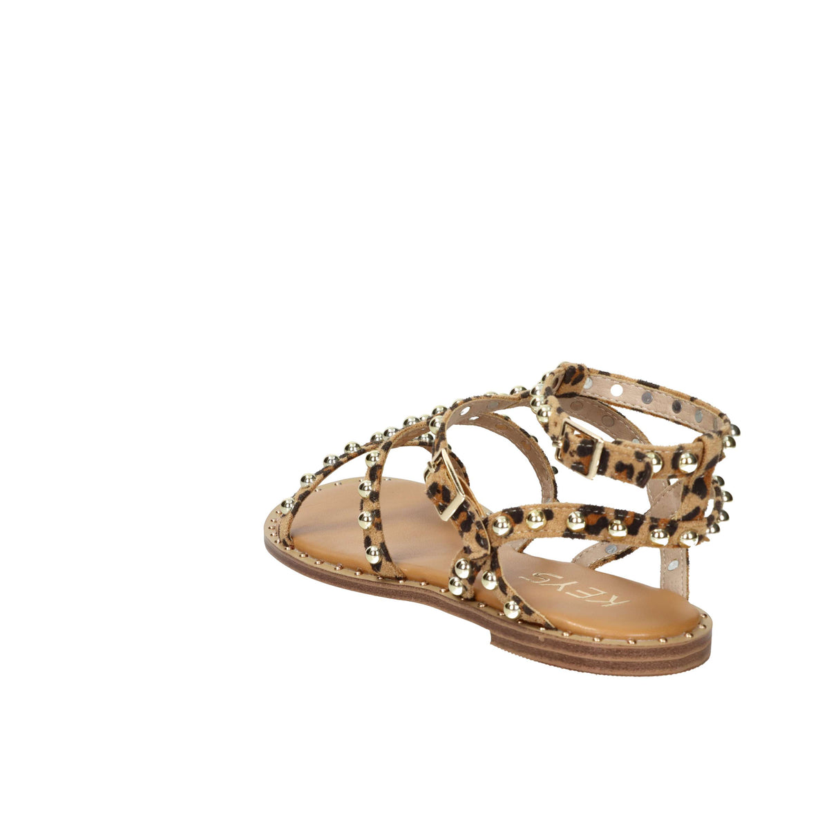 Keys Donna Sandalo basso K-12600 Leopardato