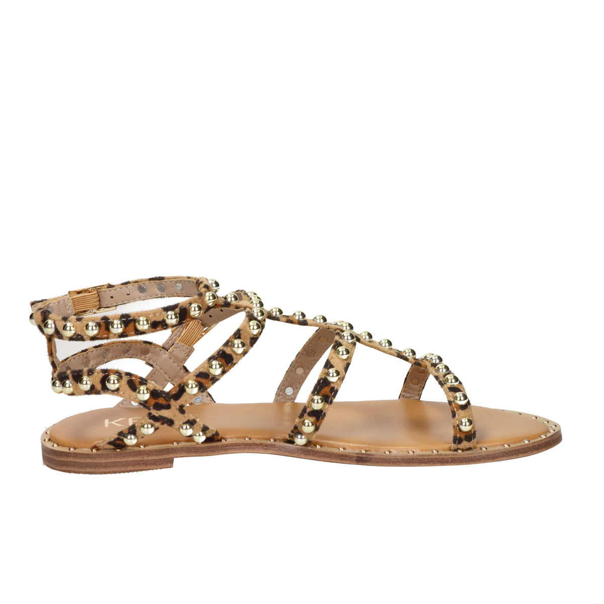 Keys Donna Sandalo basso K-12600 Leopardato