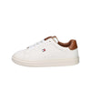 Tommy Hilfiger Bambini e ragazzi Sneakers T3X9-34350-1355 Bianco/Cuoio