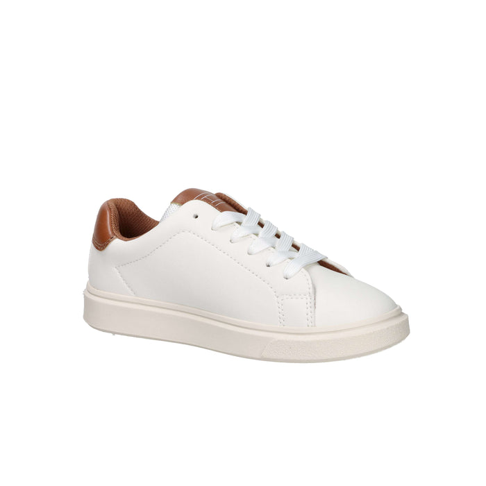 Tommy Hilfiger Bambini e ragazzi Sneakers T3X9-34350-1355 Bianco/Cuoio