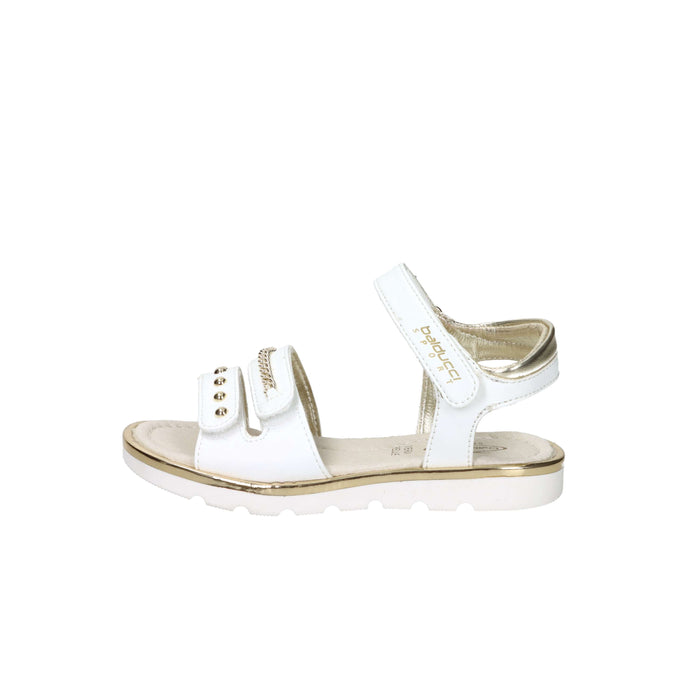 Balducci Sport Bambine e ragazze Sandalo BS6051 Bianco/Oro