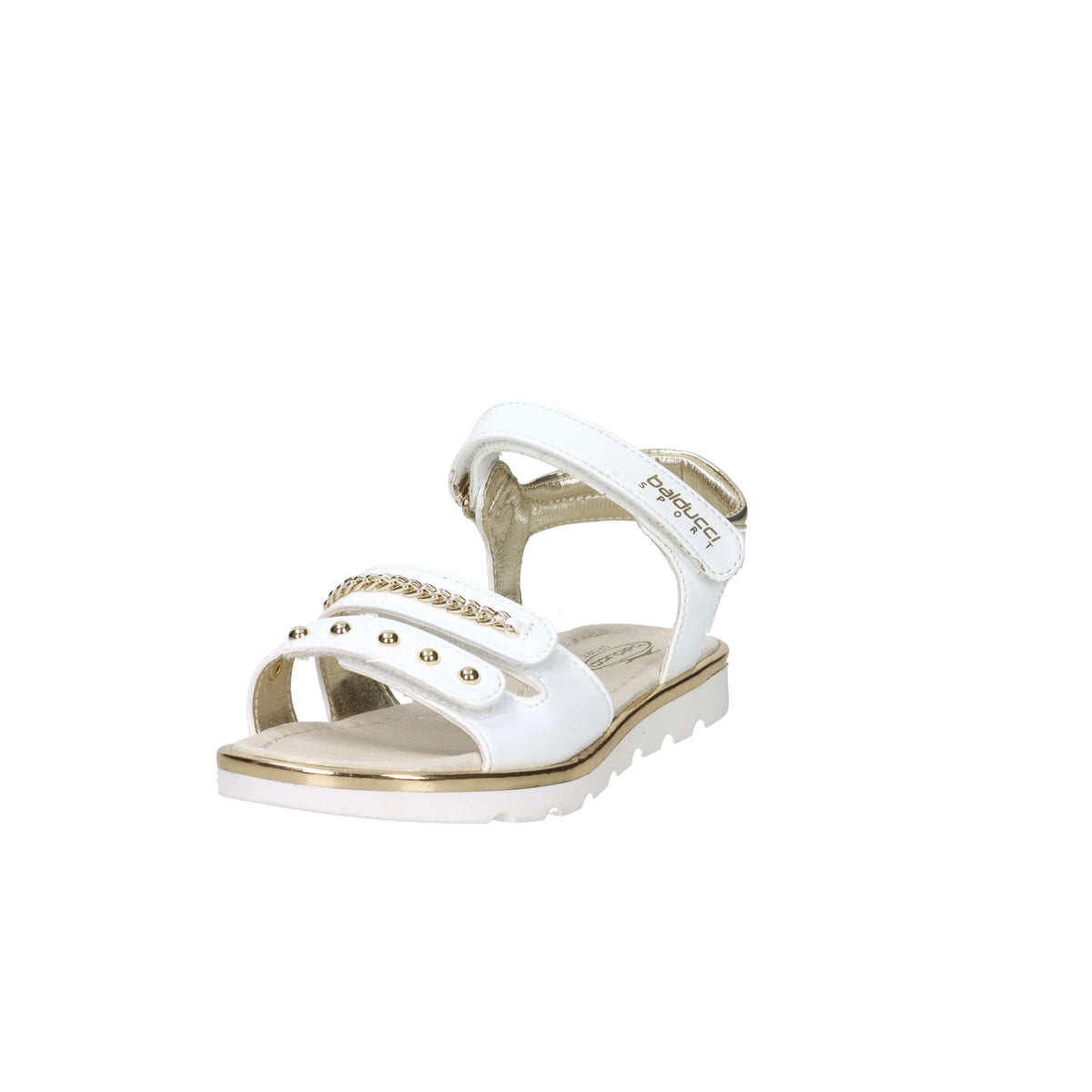 Balducci Sport Bambine e ragazze Sandalo BS6051 Bianco/Oro