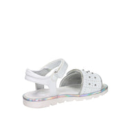 Balducci Sport Bambine e ragazze Sandalo BS6050 Bianco/Argento