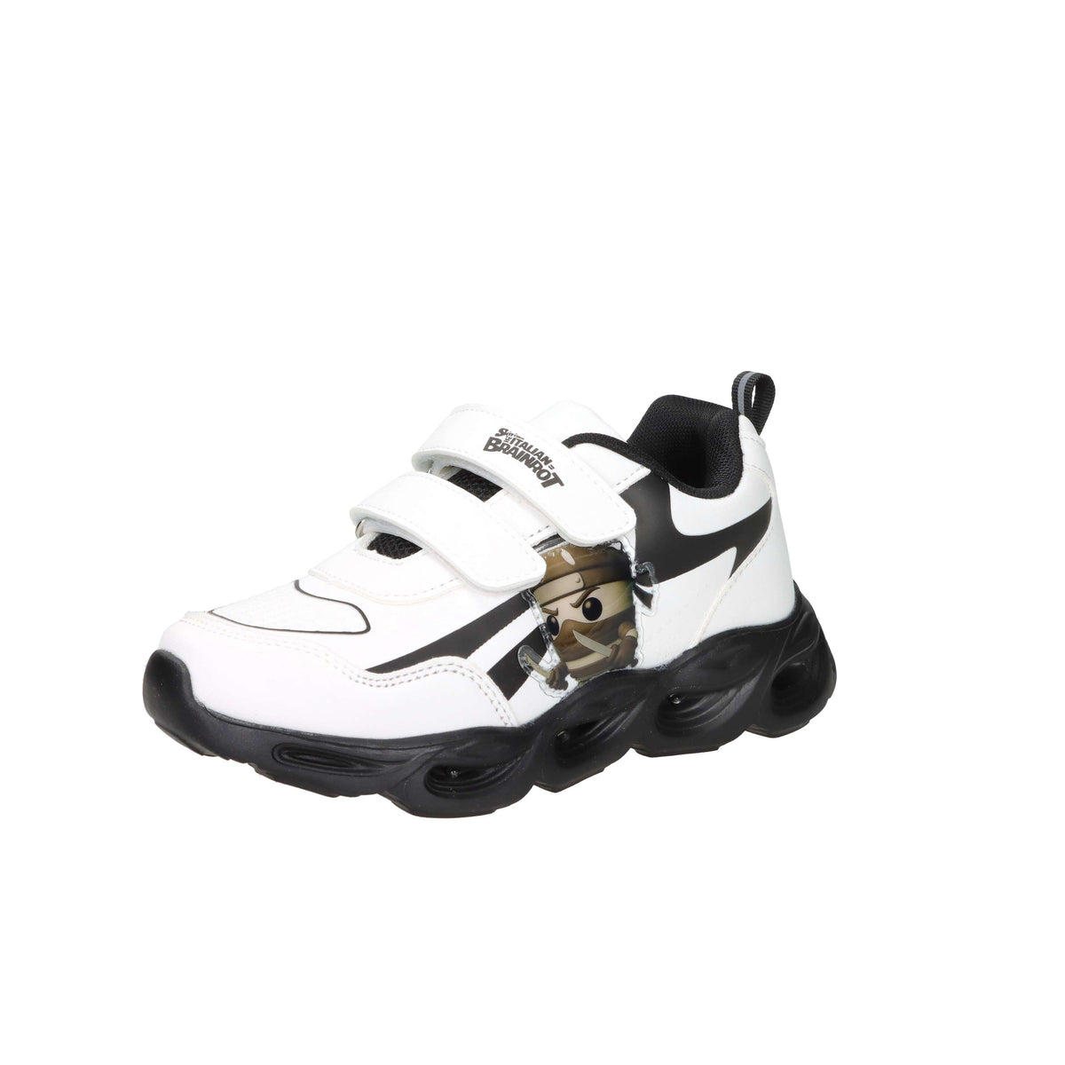 Skifidol Bambini e ragazzi Sneakers SK190 Bianco/Nero