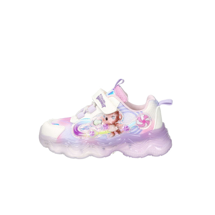 Skifidol Bambine e ragazze Sneakers SK230 Bianco/Rosa