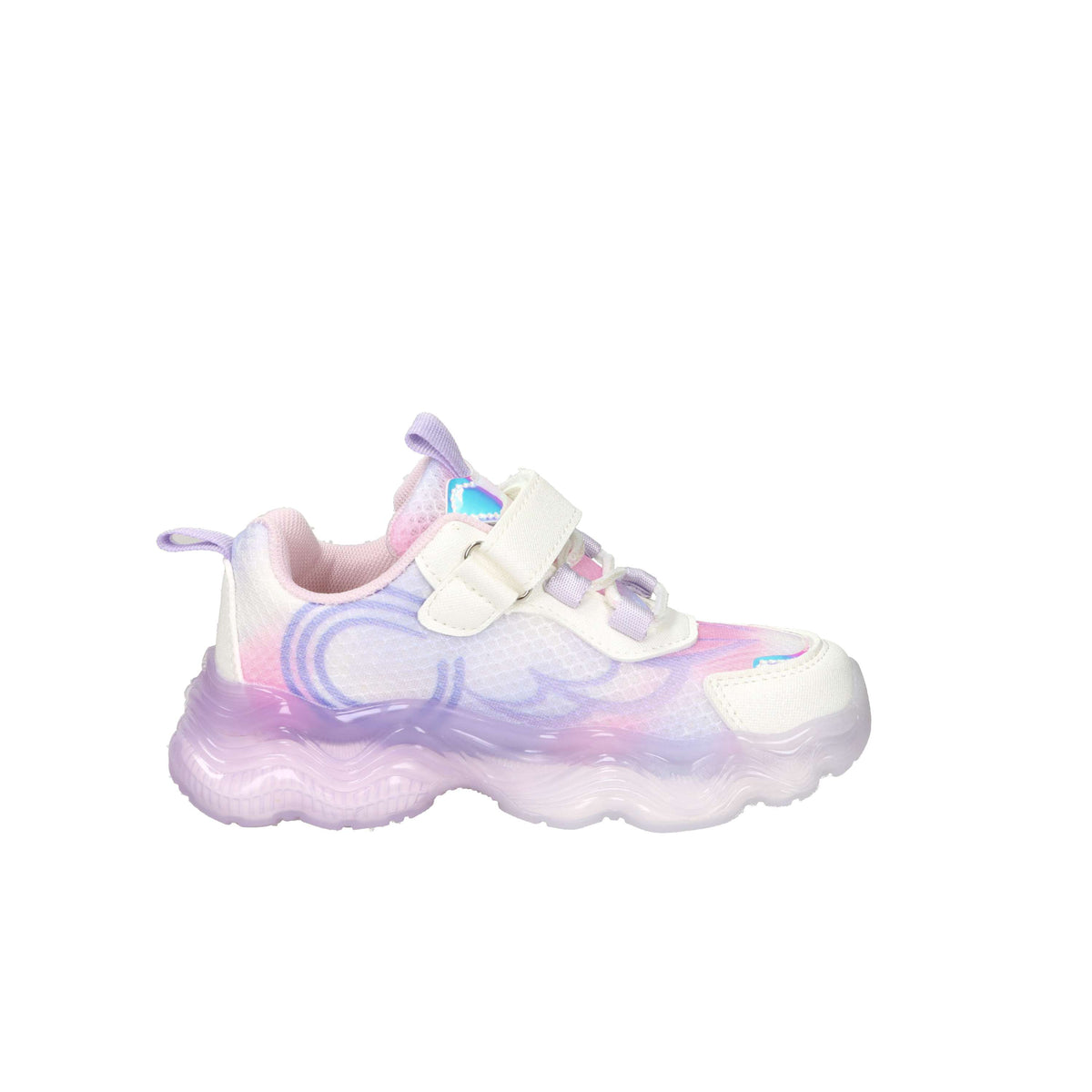 Skifidol Filles et adolescentes Sneakers SK230 Blanc/Rose