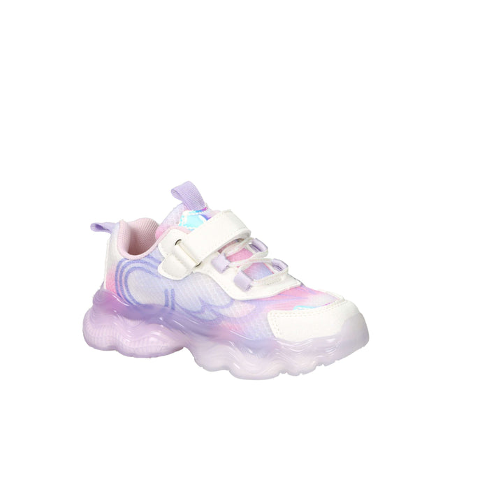 Skifidol Bambine e ragazze Sneakers SK230 Bianco/Rosa