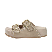 Colors Of California Donna Ciabatta con zeppa HC.DUNE08 Taupe