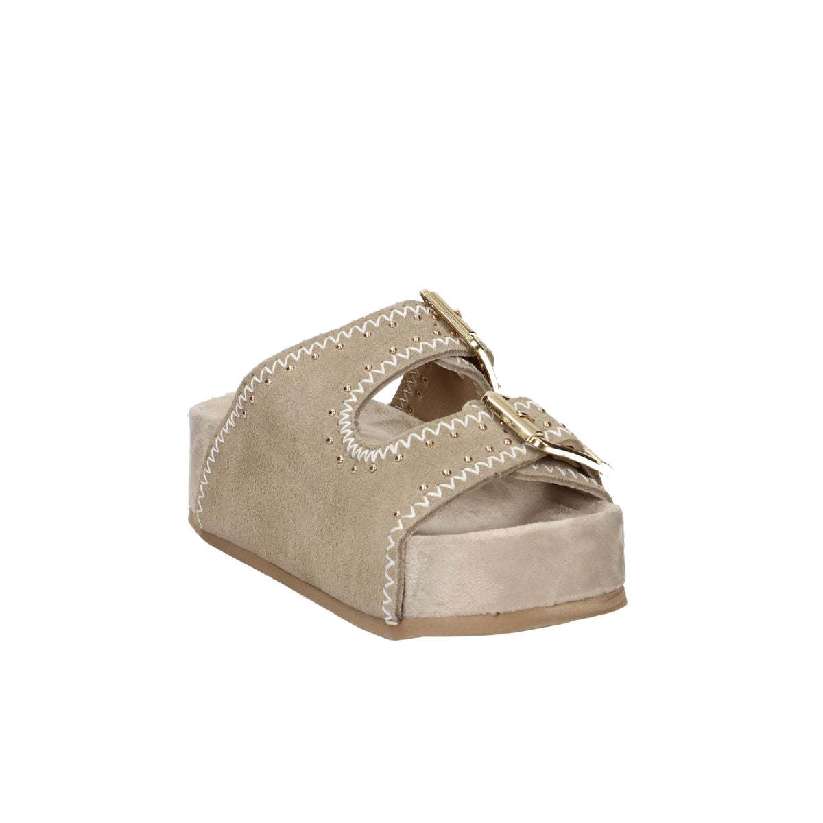 Colors Of California Donna Ciabatta con zeppa HC.DUNE08 Taupe