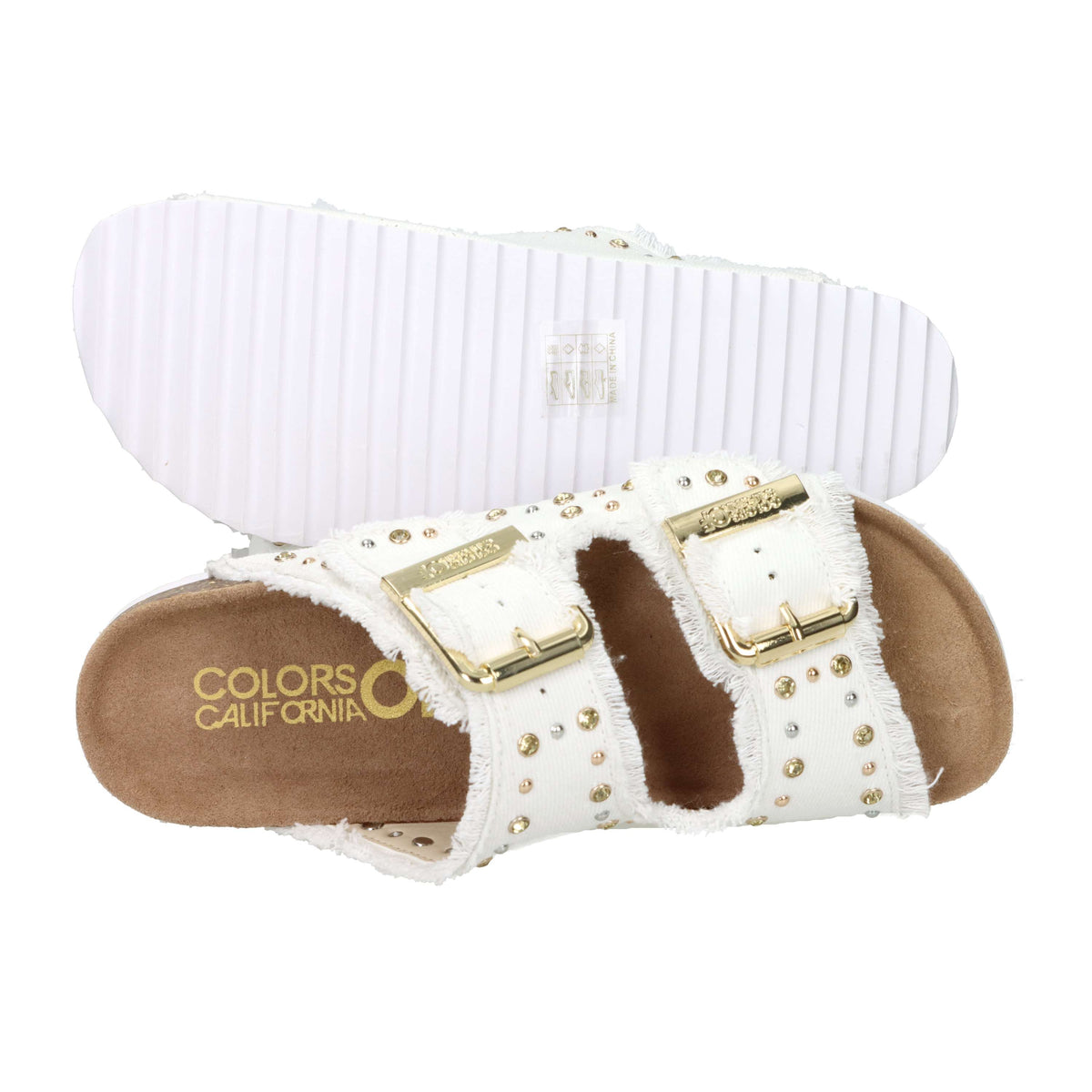Colors Of California Donna Ciabatta bassa HC.BIO406MM Bianco