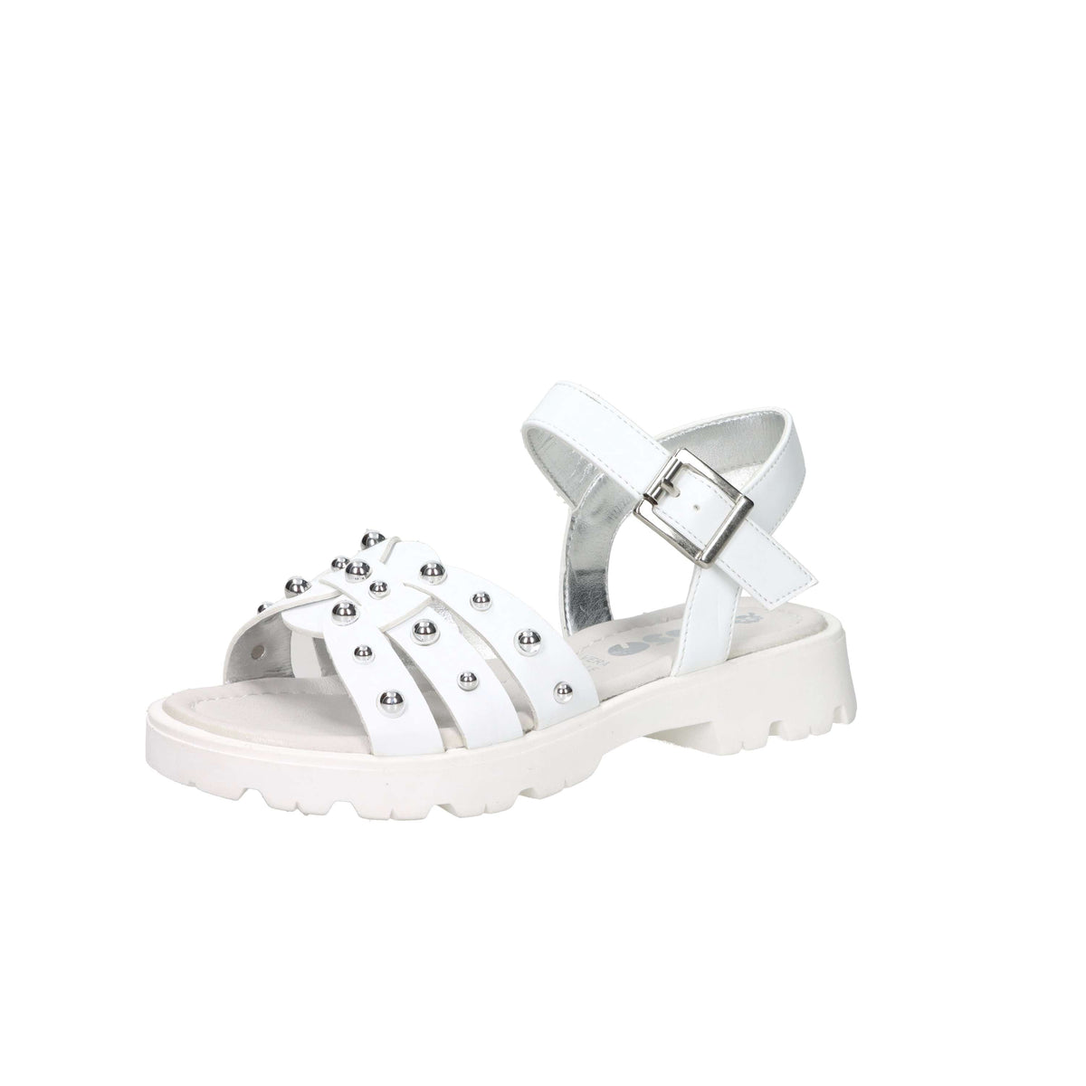 Asso Girls' and Babies' Sandal AG-17942 White