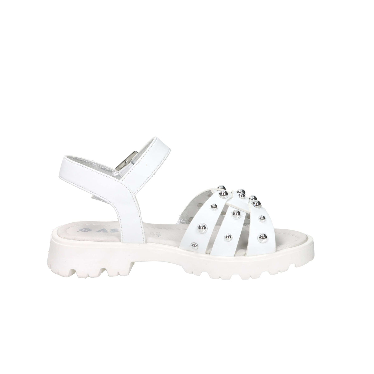 Asso Girls' and Babies' Sandal AG-17942 White