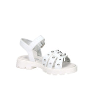 Asso Girls' and Babies' Sandal AG-17942 White