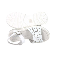 Asso Girls' and Babies' Sandal AG-17942 White