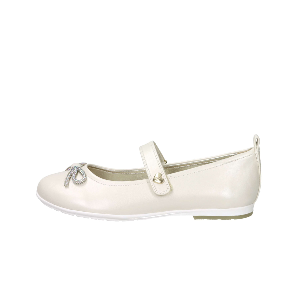 Asso Bambine e ragazze Ballerine AG-17080 Avorio