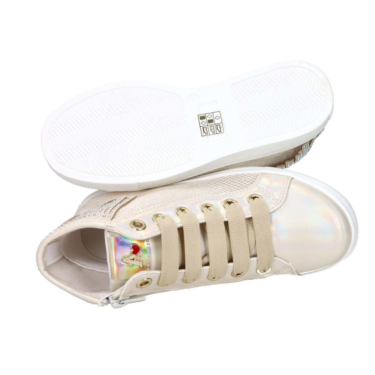 Asso Filles Sneakers AG-17804 Platine