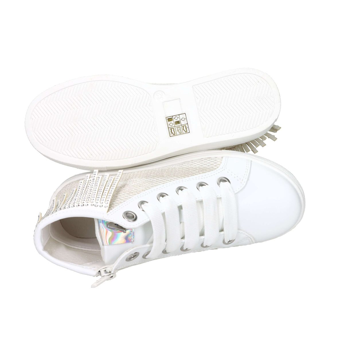 Asso Bambine e ragazze Baskets AG-17804 Blanc
