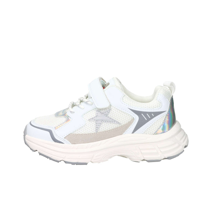 Asso Bambine e ragazze Sneakers AG-18030 Bianco/Argento