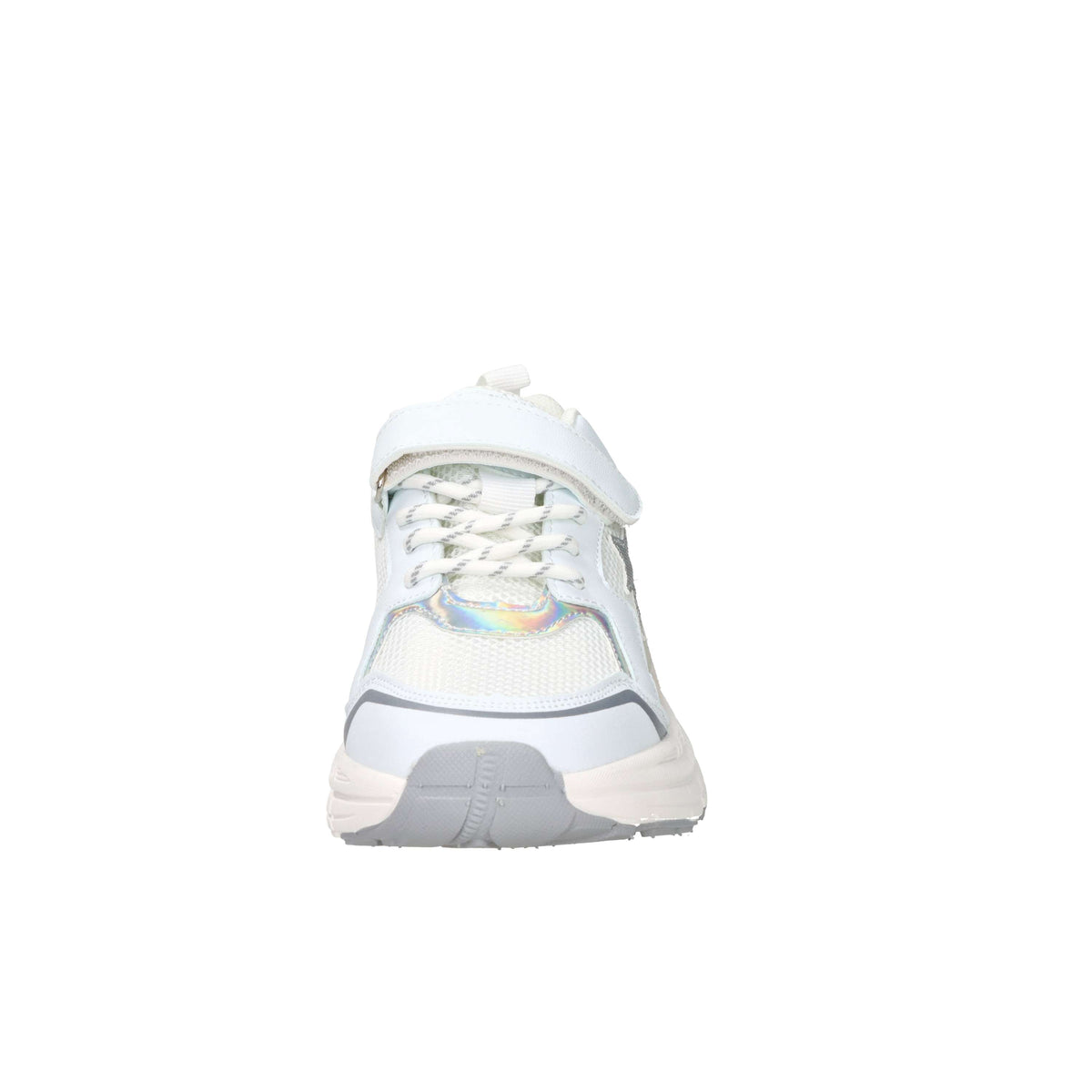 Asso Enfants et filles Baskets AG-18030 Blanc/Argent