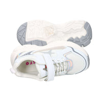 Asso Enfants et filles Baskets AG-18030 Blanc/Argent