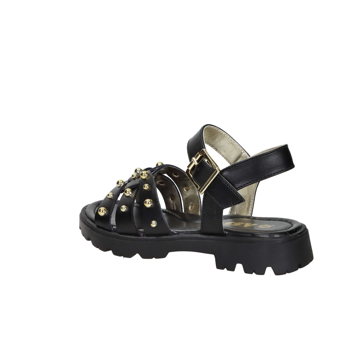 Asso Girls' Sandal AG-17942 Black