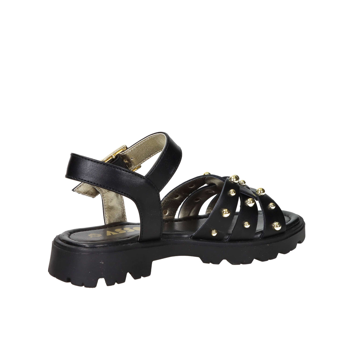 Asso Girls' Sandal AG-17942 Black