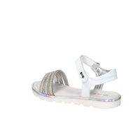Asso Girls' Sandal AG-17900 White/Silver