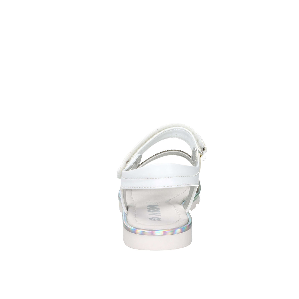 Asso Girls' Sandal AG-17900 White/Silver