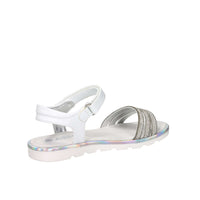 Asso Girls' Sandal AG-17900 White/Silver
