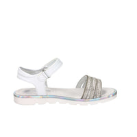 Asso Bambine e ragazze Sandalo AG-17900 Bianco/Argento