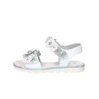 Asso Girls' Sandal AG-17904 White/Silver