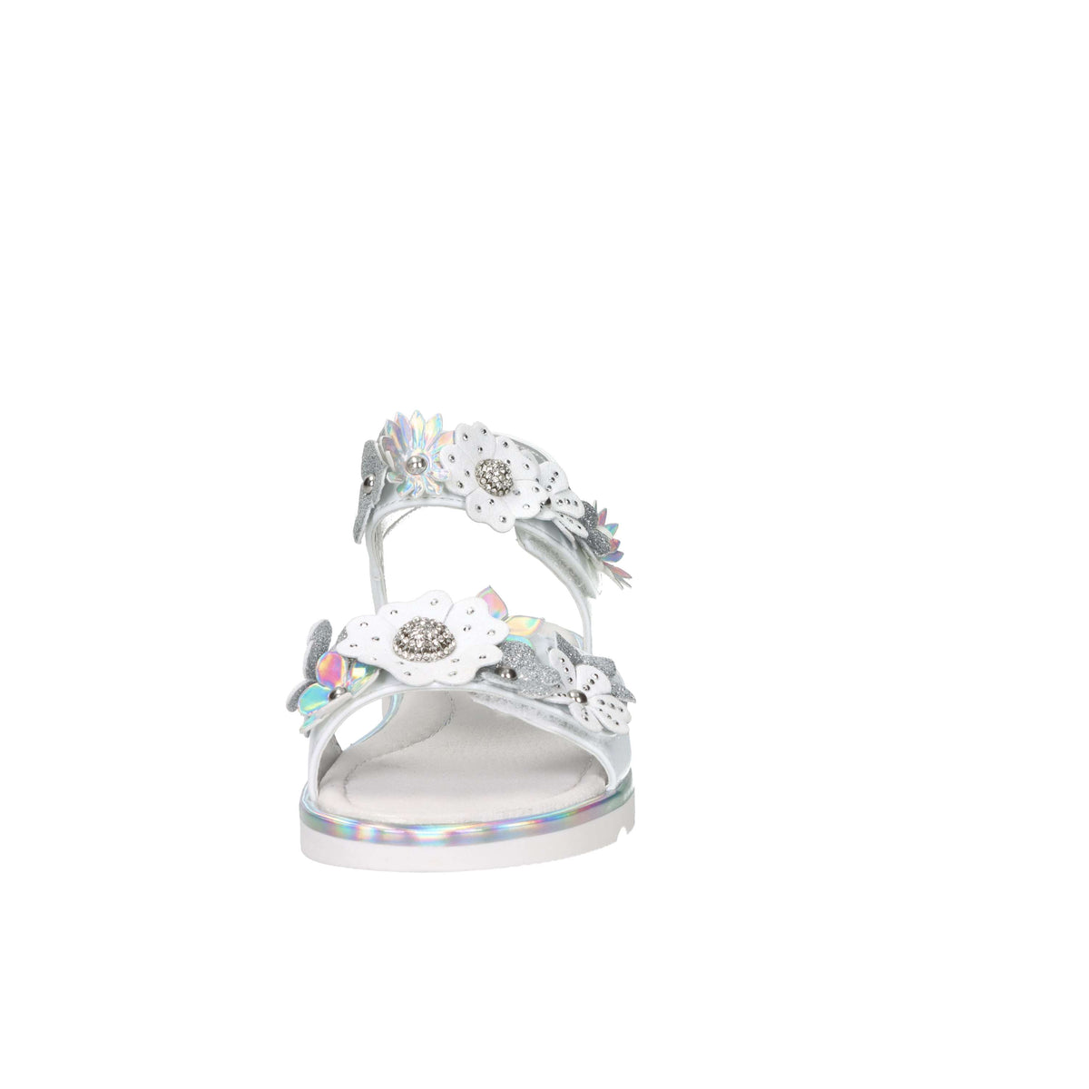 Asso Bambine e ragazze Sandalo AG-17904 Bianco/Argento