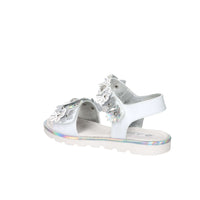 Asso Girls' Sandal AG-17904 White/Silver