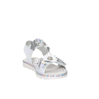 Asso Girls' Sandal AG-17904 White/Silver