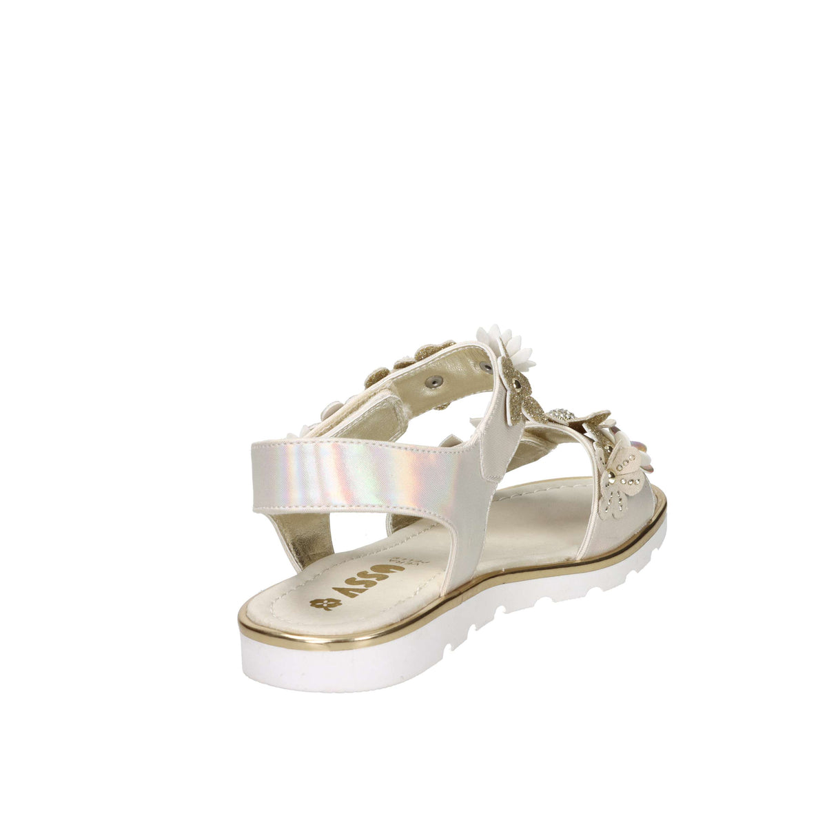 Asso Girls Sandal AG-17904 Platinum