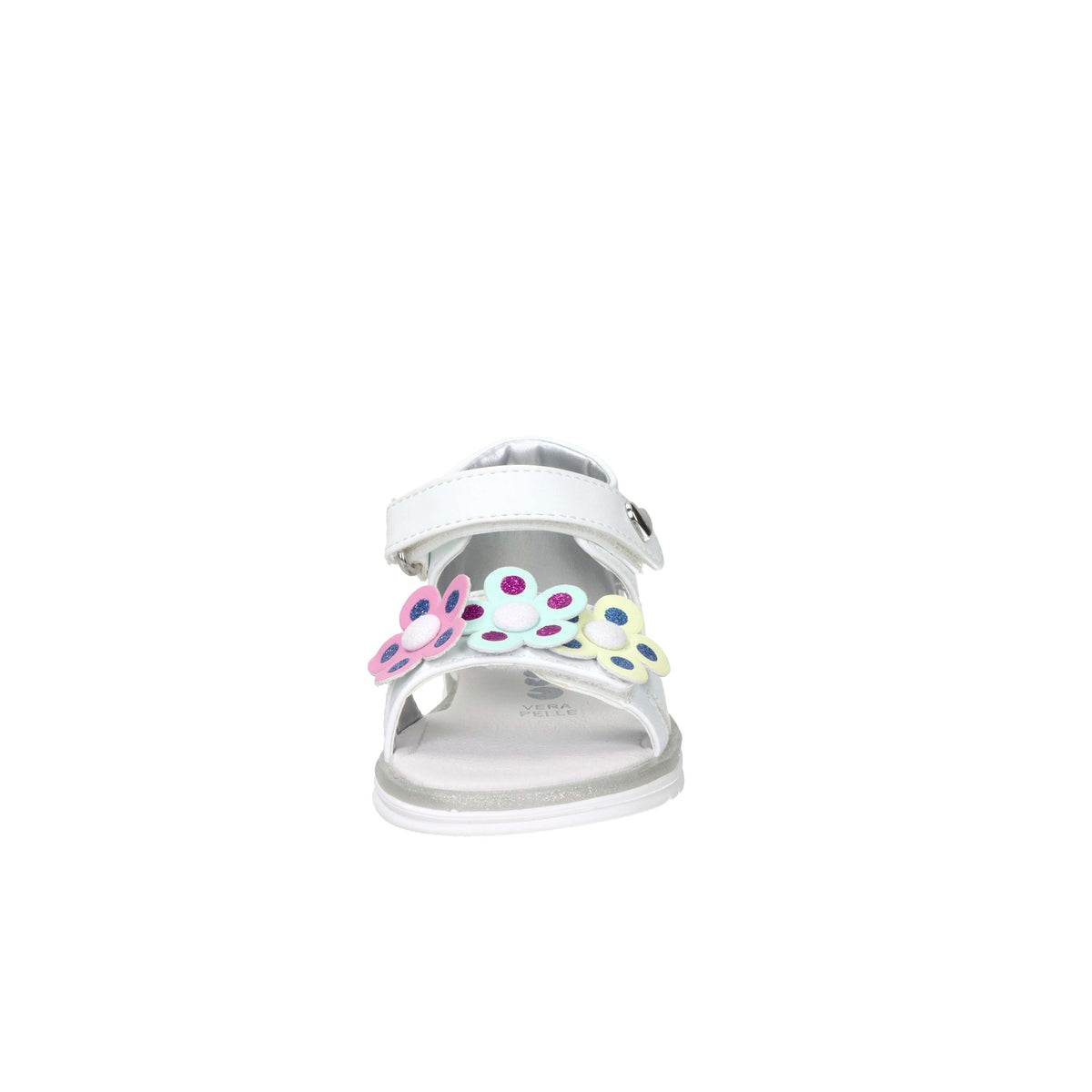 Asso Girls' Sandal AG-17890 White