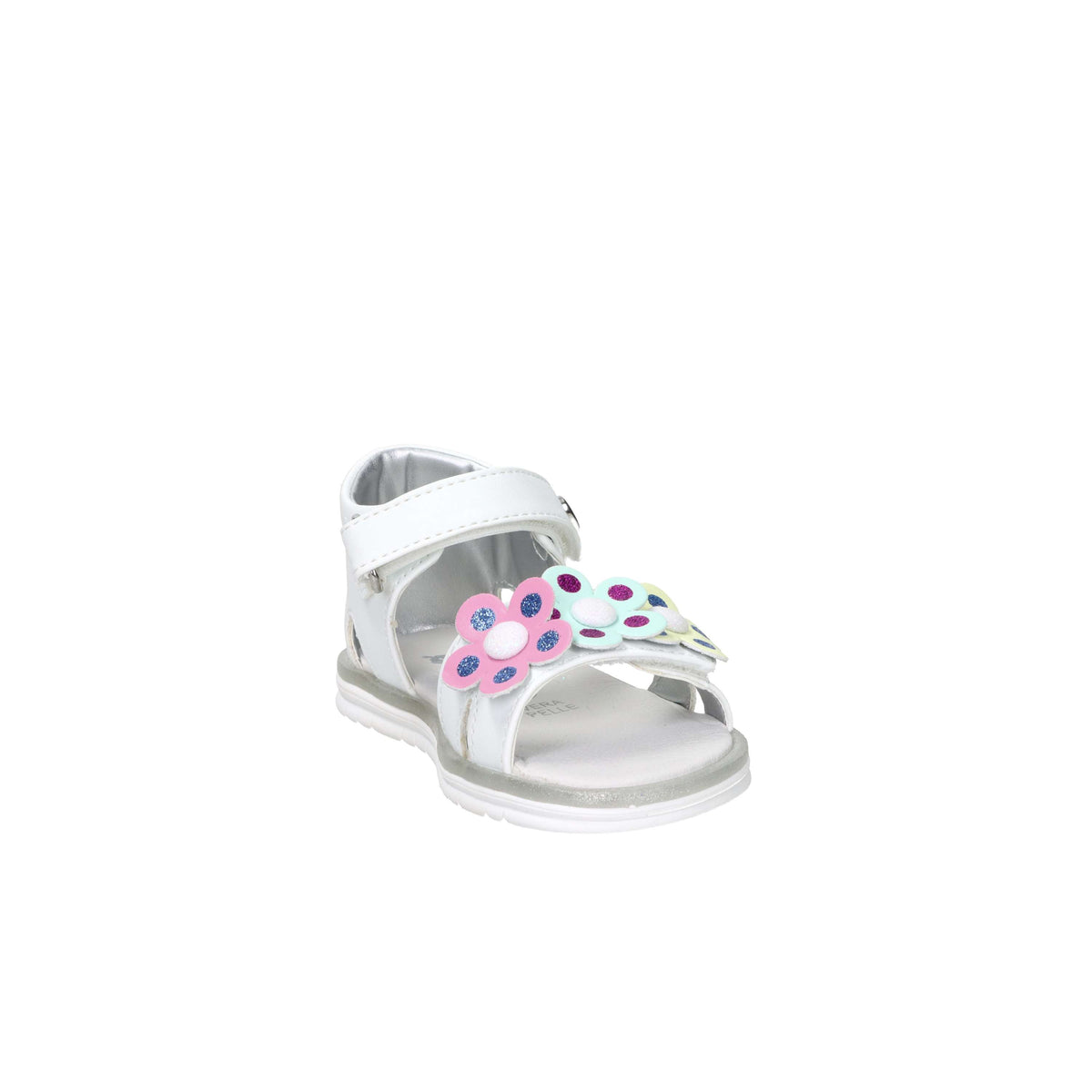 Asso Girls' Sandal AG-17890 White