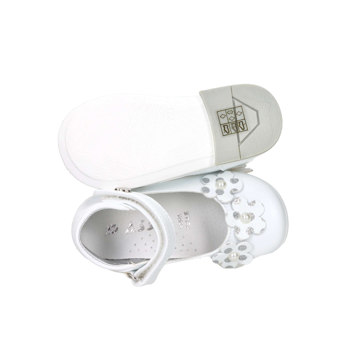 Asso Bambine e ragazze Ballerine AG-17870 Bianco