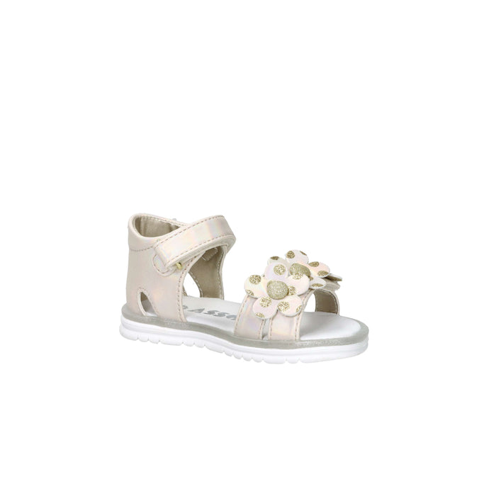 Asso Mädchen Sandale AG-17890 Platin