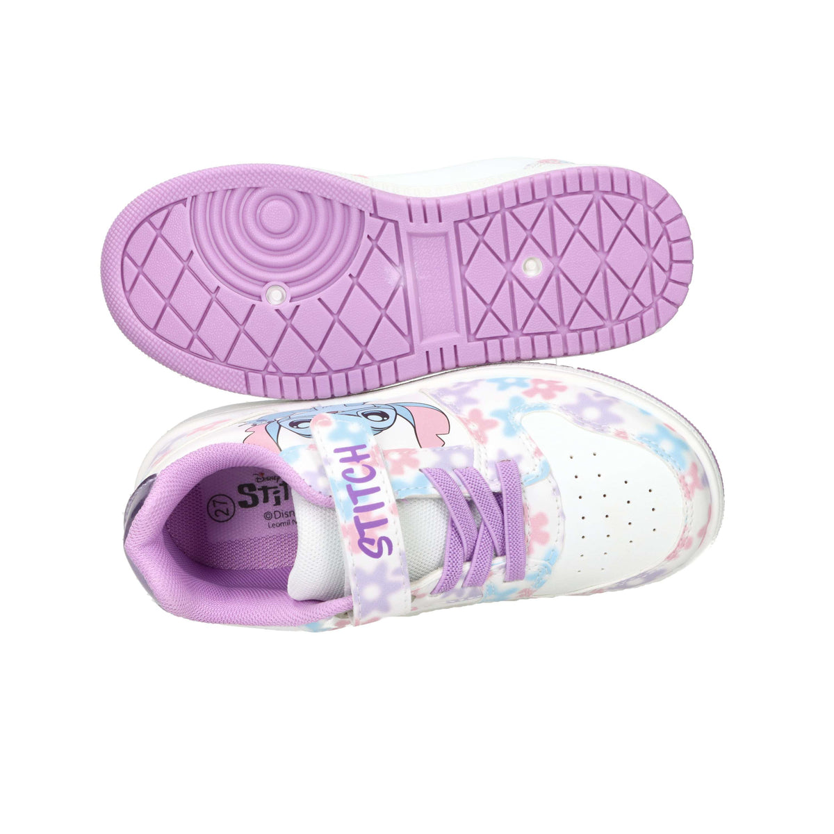 Disney Stitch Baskets Enfant fille LS001960 Blanc