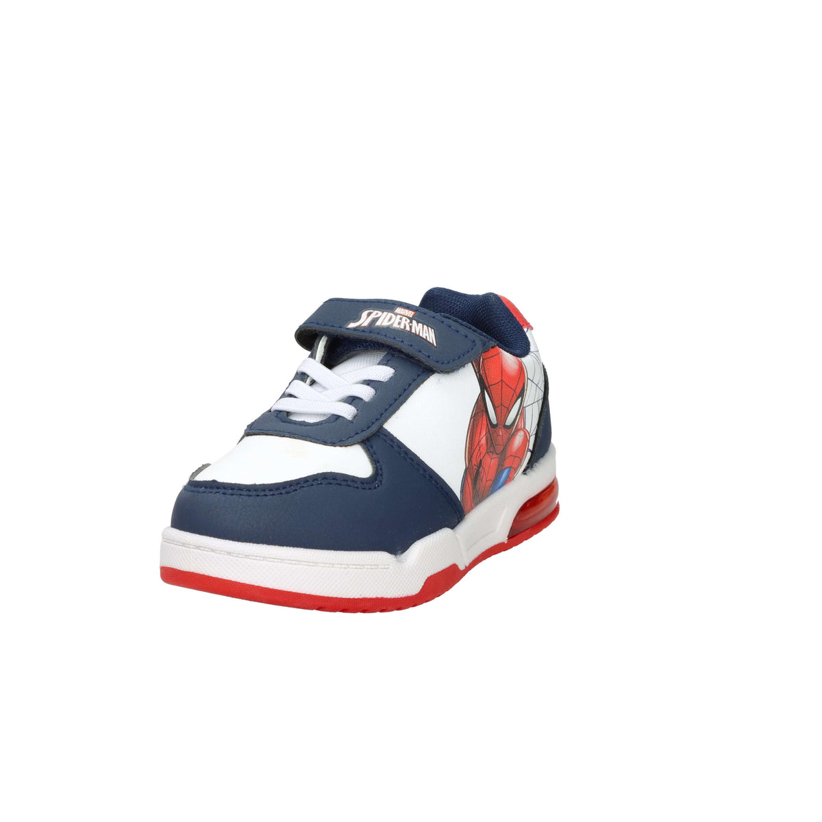 Marvel Spider-Man Baskets Enfant et Adolescent SP14975 Blanc/Bleu